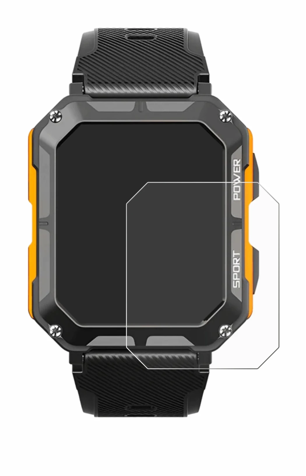 Immagine del dispositivo Njord Gear The Indestructible Smartwatch con un'ampia varietà di protezioni per lo schermo.