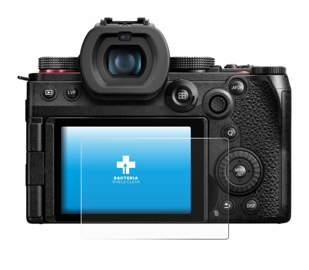 Immagine del dispositivo Panasonic Lumix DC-G9 II con un'ampia varietà di protezioni per lo schermo.