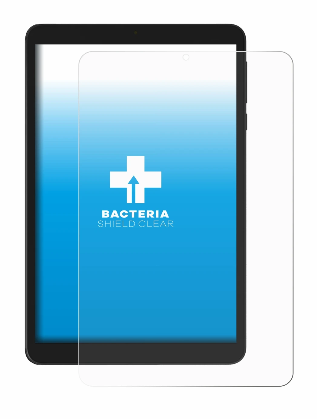 Immagine del dispositivo Doogee T20 Mini con un'ampia varietà di protezioni per lo schermo.