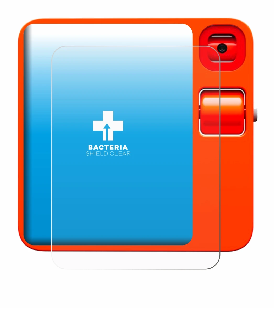 Immagine del dispositivo rabbit r1 con un'ampia varietà di protezioni per lo schermo.