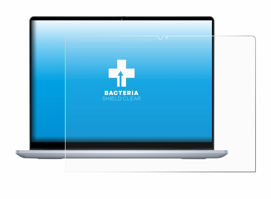 Immagine del dispositivo Dell Inspiron 14 7440 2-in-1 con un'ampia varietà di protezioni per lo schermo.