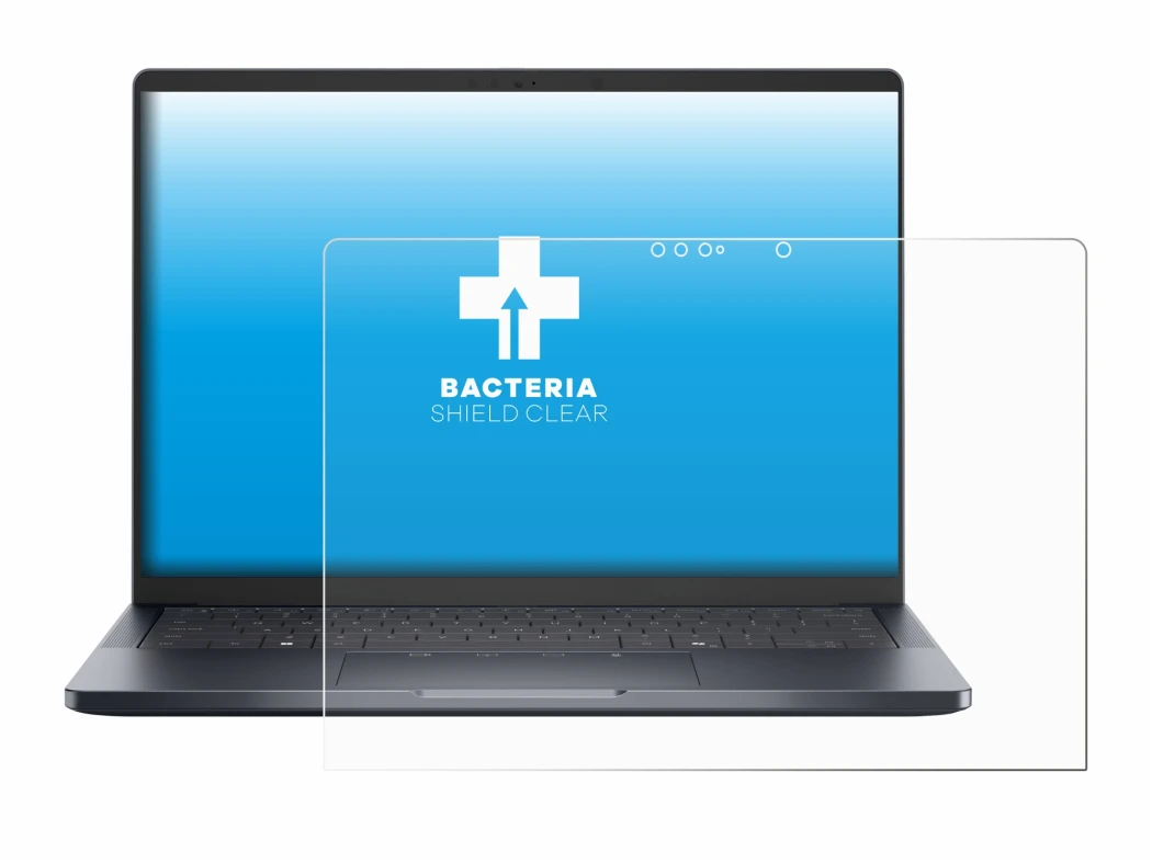 Immagine del dispositivo Dell Pro 14 Premium PA14250 Touch con un'ampia varietà di protezioni per lo schermo.