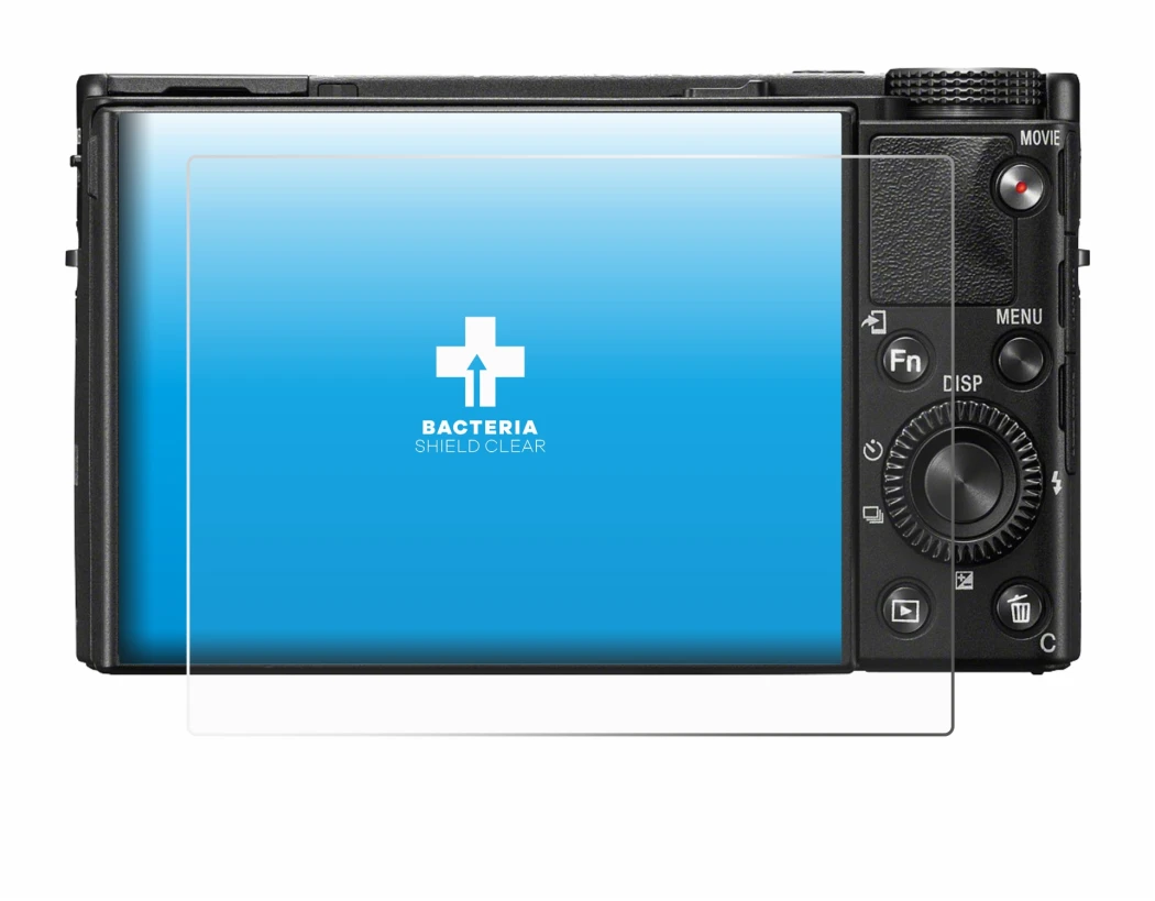 Immagine del dispositivo Sony Cyber-Shot DSC-RX100 VIIA con un'ampia varietà di protezioni per lo schermo.