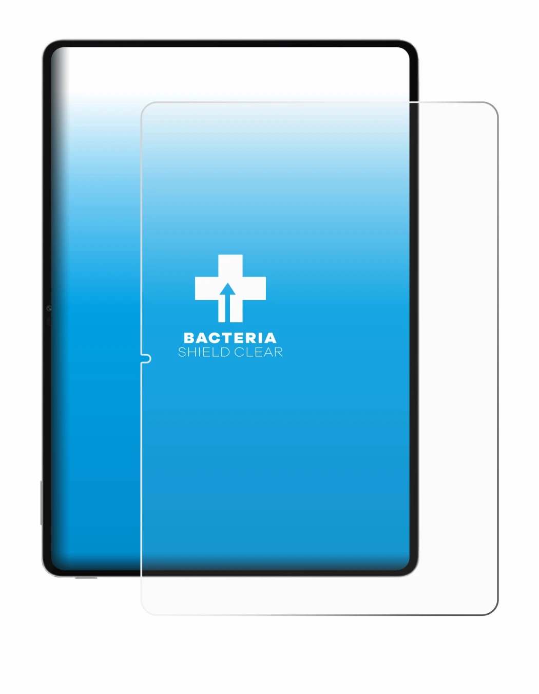 Immagine del dispositivo Honor Pad V9 con un'ampia varietà di protezioni per lo schermo.