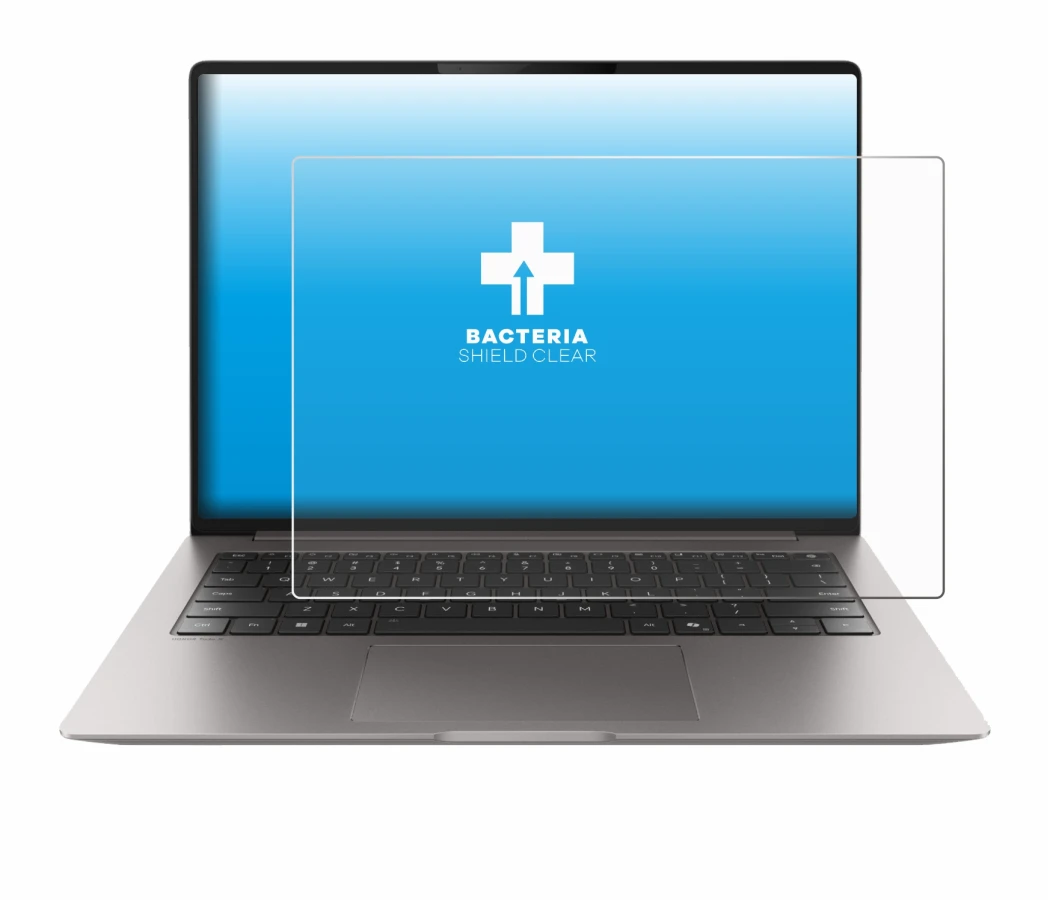 Immagine del dispositivo Honor MagicBook Pro 14 con un'ampia varietà di protezioni per lo schermo.