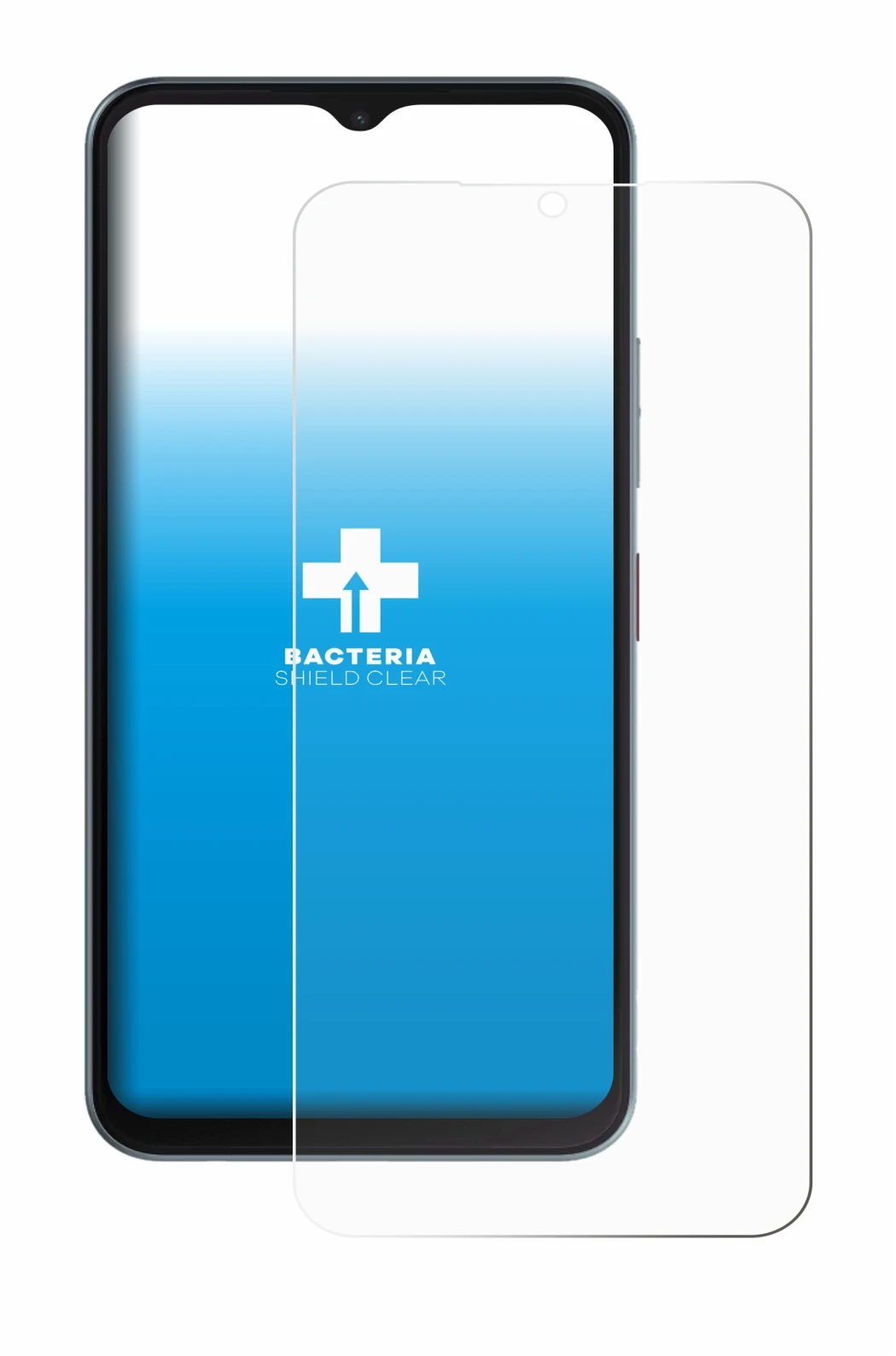 Immagine del dispositivo Telekom T Phone 3 con un'ampia varietà di protezioni per lo schermo.