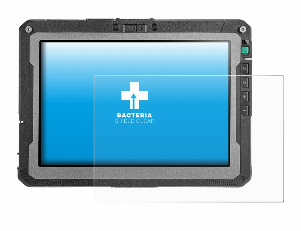 Immagine del dispositivo Getac ZX10 G2 con un'ampia varietà di protezioni per lo schermo.