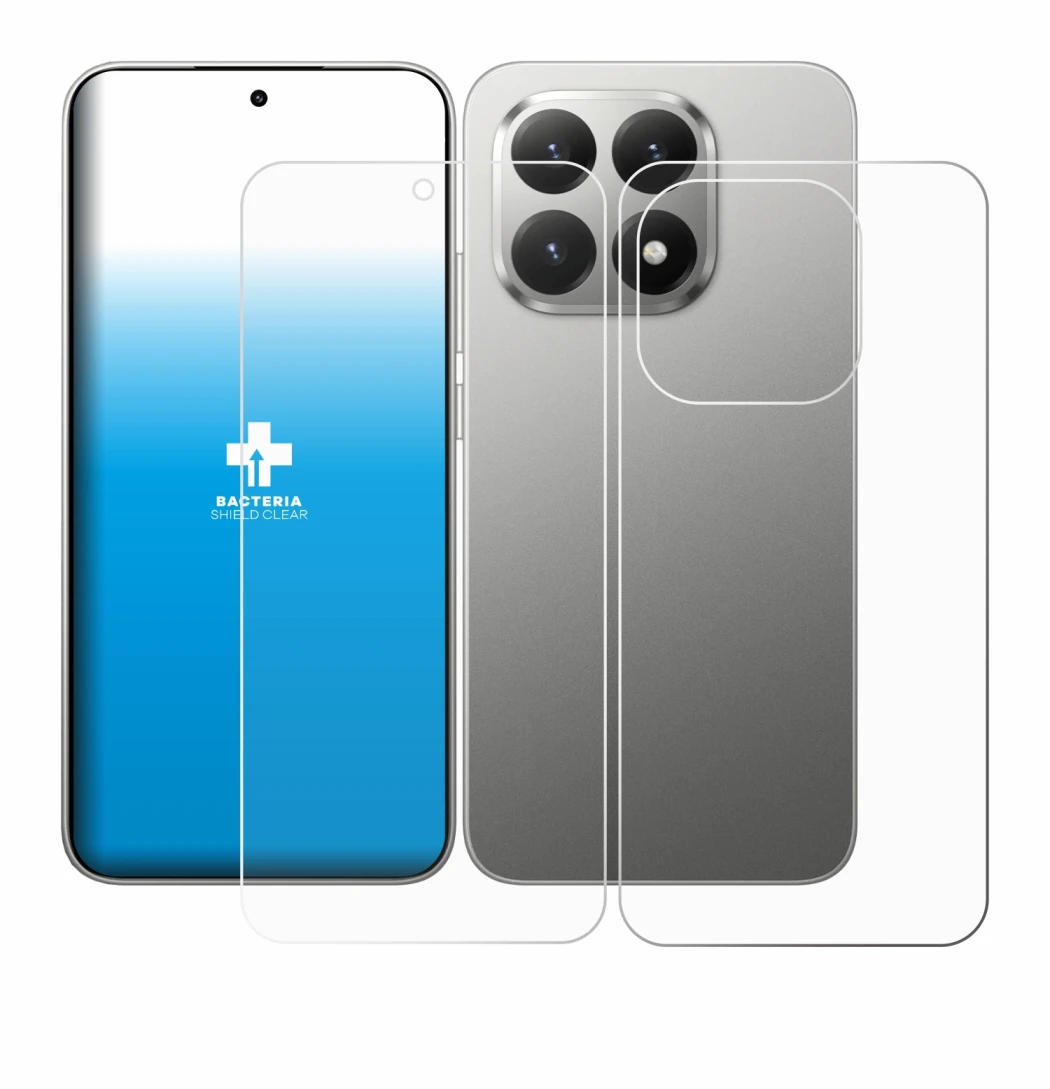 Immagine del dispositivo Xiaomi 15T (Fronte+Retro) con un'ampia varietà di protezioni per lo schermo.