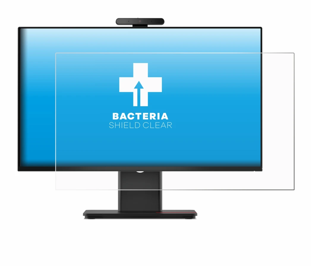 Immagine del dispositivo Lenovo ThinkCentre M70a Gen 6 con un'ampia varietà di protezioni per lo schermo.