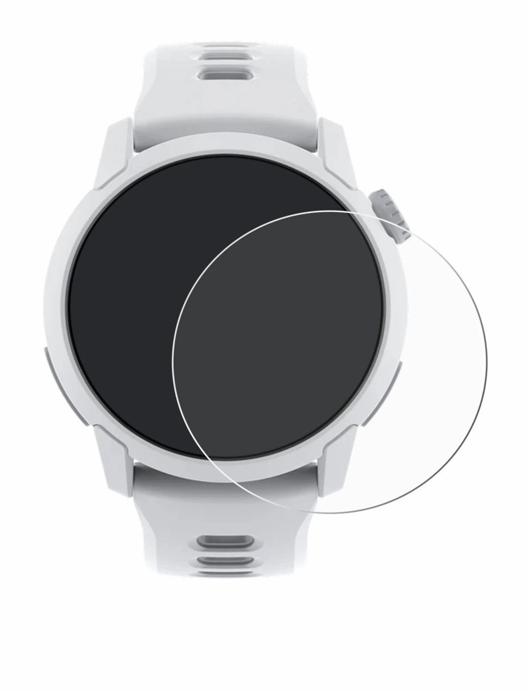 Immagine del dispositivo Coros Pace 4 con un'ampia varietà di protezioni per lo schermo.