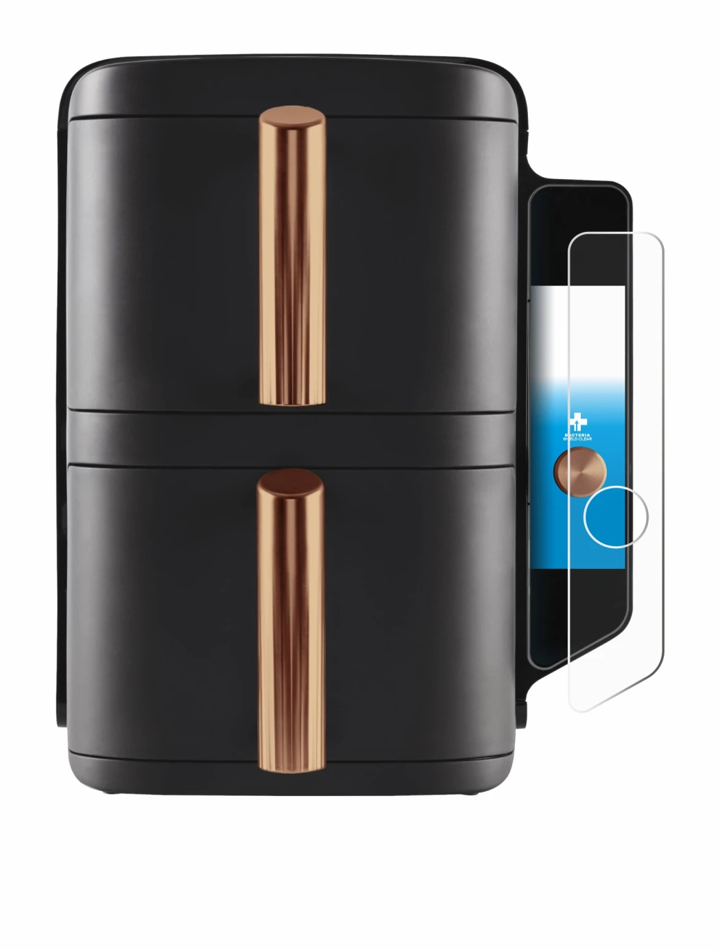 Immagine del dispositivo Ninja Double Stack XL sl400eu con un'ampia varietà di protezioni per lo schermo.