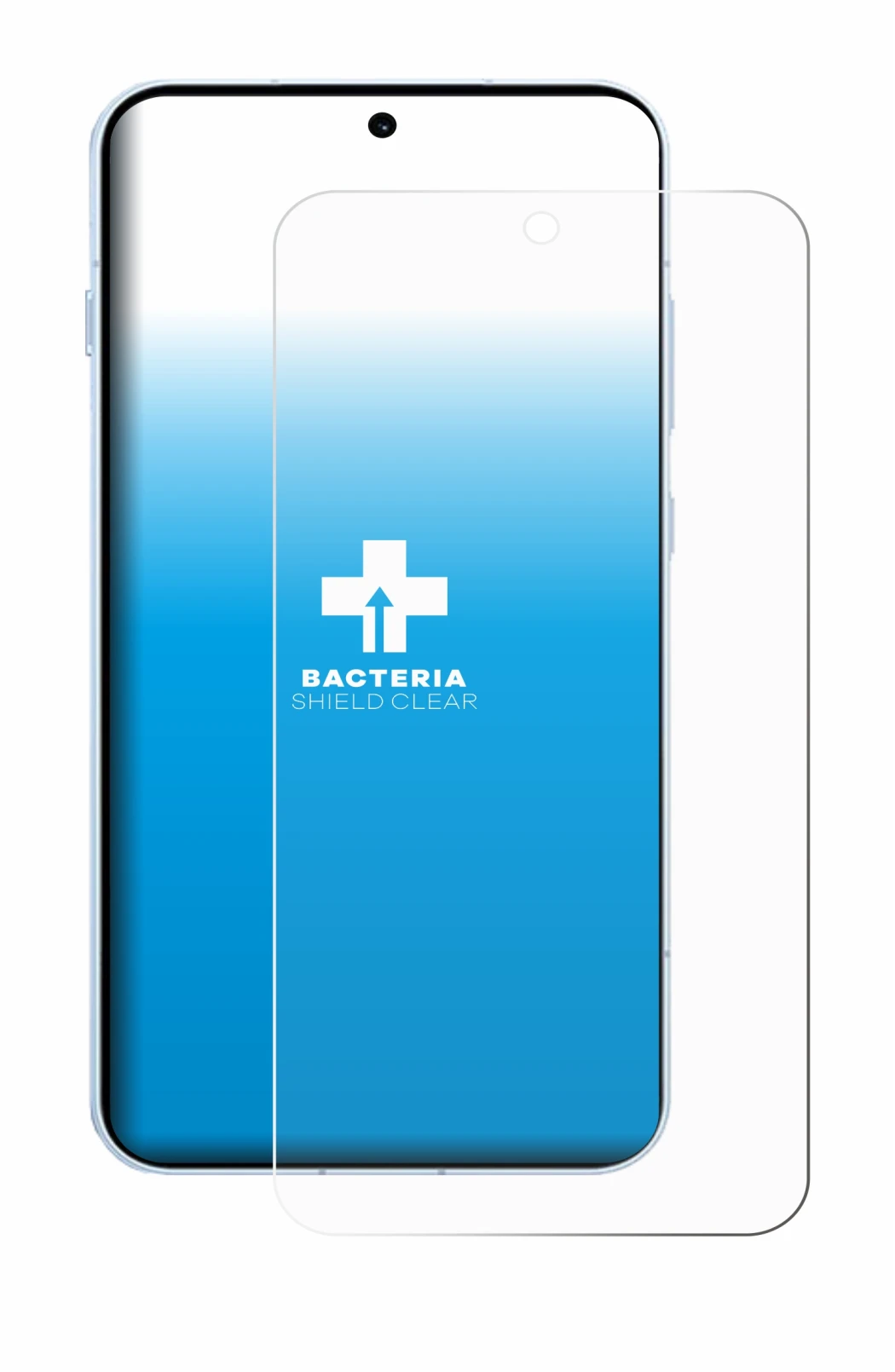 Immagine del dispositivo Oppo Find X8s con un'ampia varietà di protezioni per lo schermo.