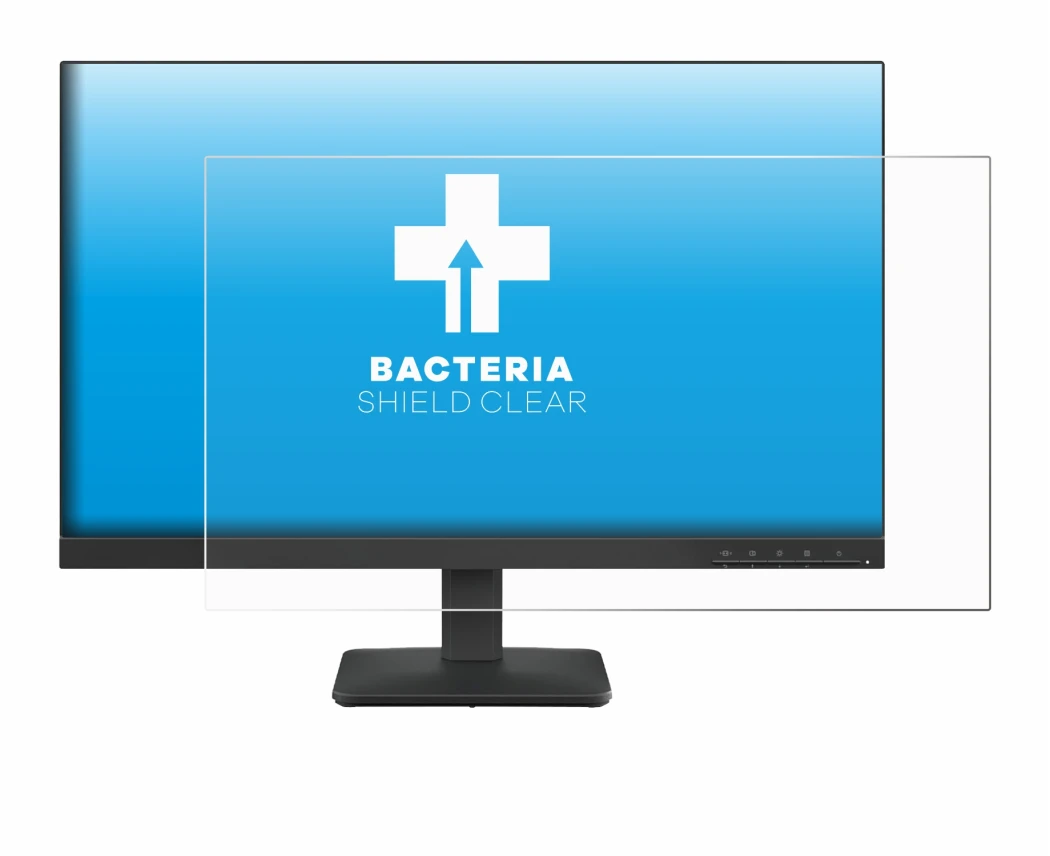 Immagine del dispositivo Lenovo L24-4e con un'ampia varietà di protezioni per lo schermo.