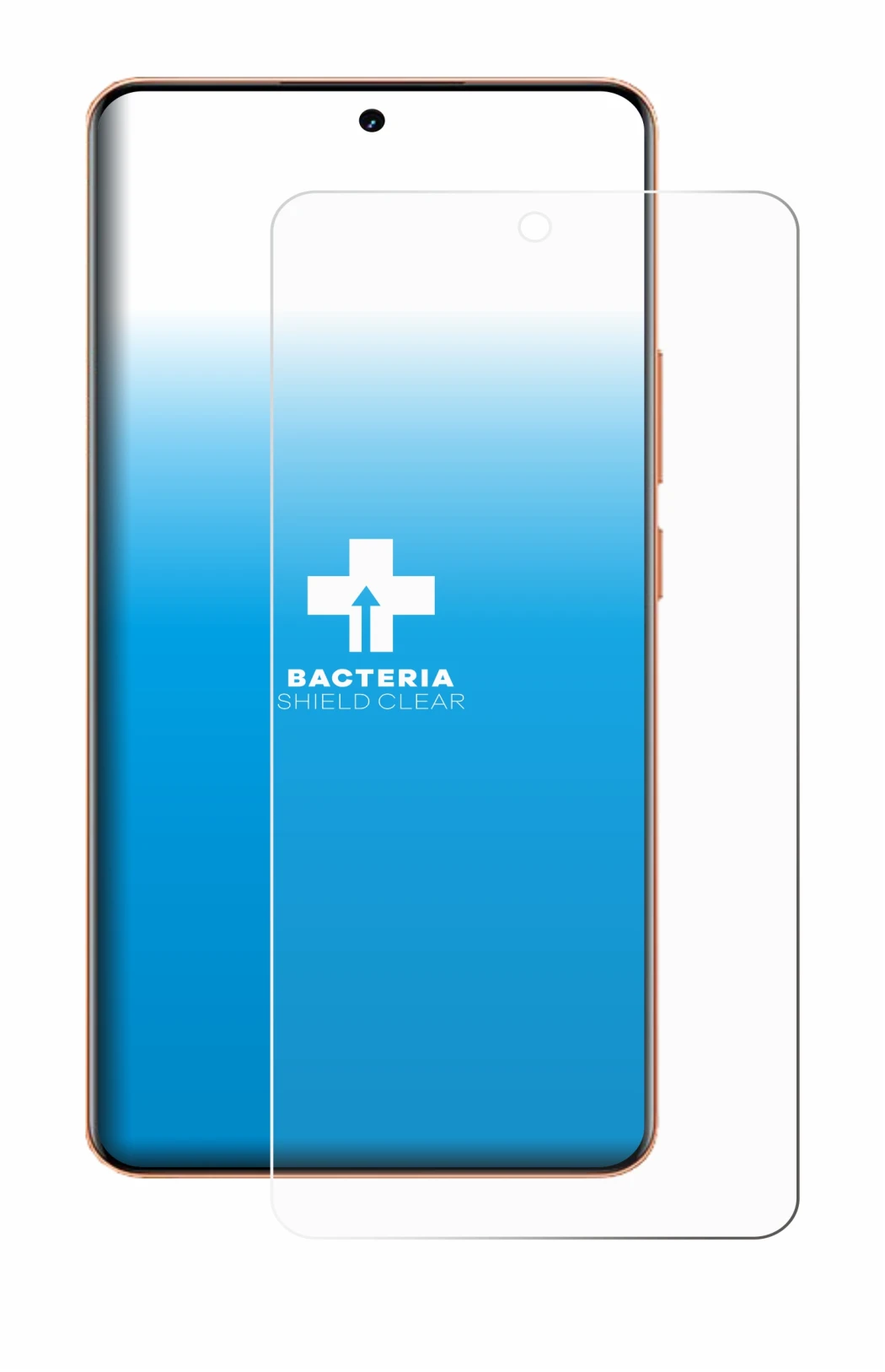 Immagine del dispositivo realme P4 Pro 5G con un'ampia varietà di protezioni per lo schermo.