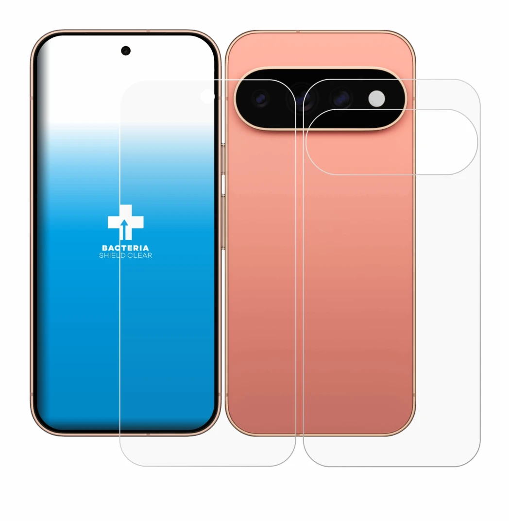 Immagine del dispositivo Google Pixel 11 Pro (Fronte+Retro) con un'ampia varietà di protezioni per lo schermo.