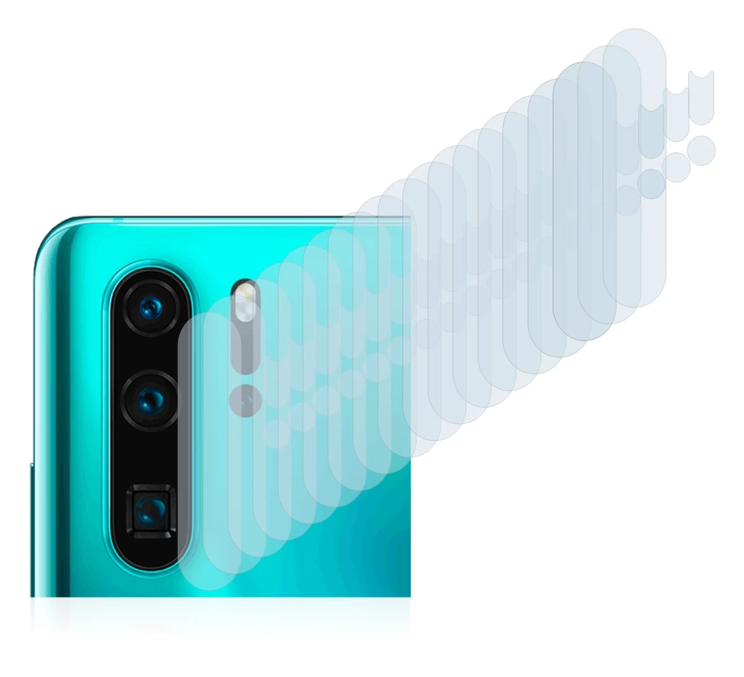 Immagine del dispositivo Huawei P30 Pro New Edition (SOLO Fotocamera) con un'ampia varietà di protezioni per lo schermo.