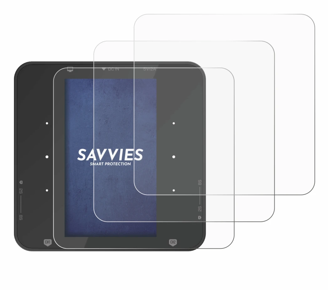 Immagine del dispositivo ISDT P30 con un'ampia varietà di protezioni per lo schermo.