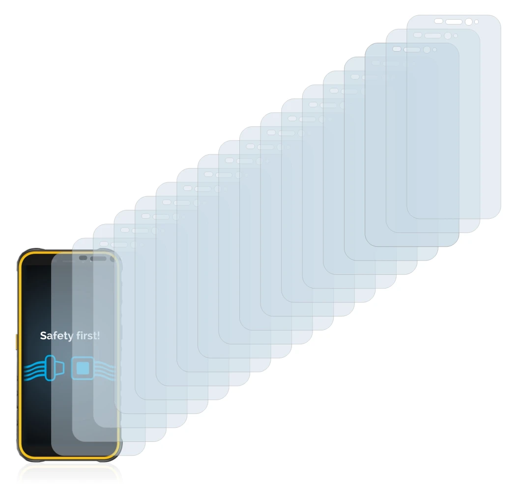 Immagine del dispositivo Ulefone Armor X8 con un'ampia varietà di protezioni per lo schermo.