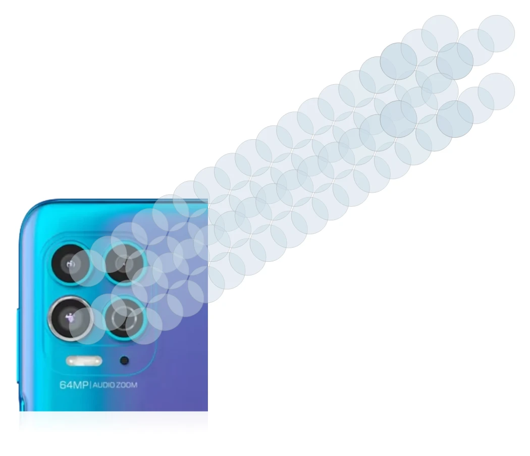 Immagine del dispositivo Motorola Moto G100 (SOLO Fotocamera) con un'ampia varietà di protezioni per lo schermo.