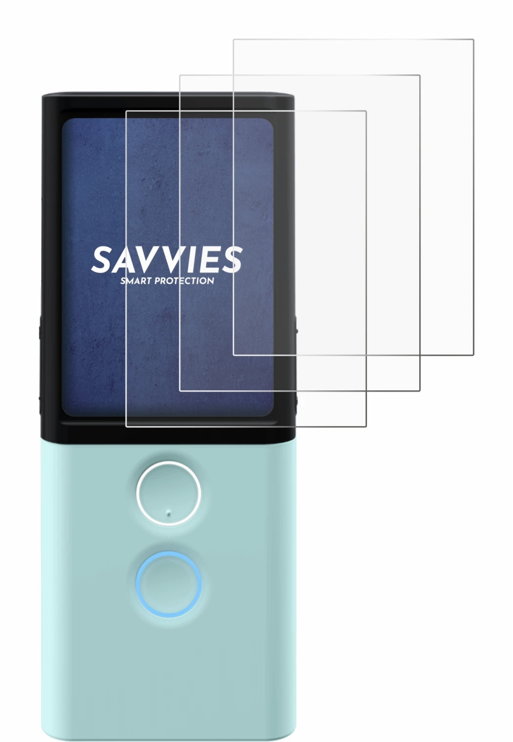 Immagine del dispositivo Vasco Translator M3 con un'ampia varietà di protezioni per lo schermo.