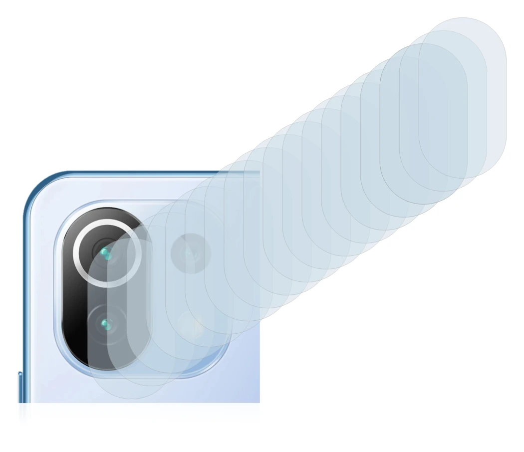 Immagine del dispositivo Xiaomi 11 Lite 5G NE (SOLO Fotocamera) con un'ampia varietà di protezioni per lo schermo.