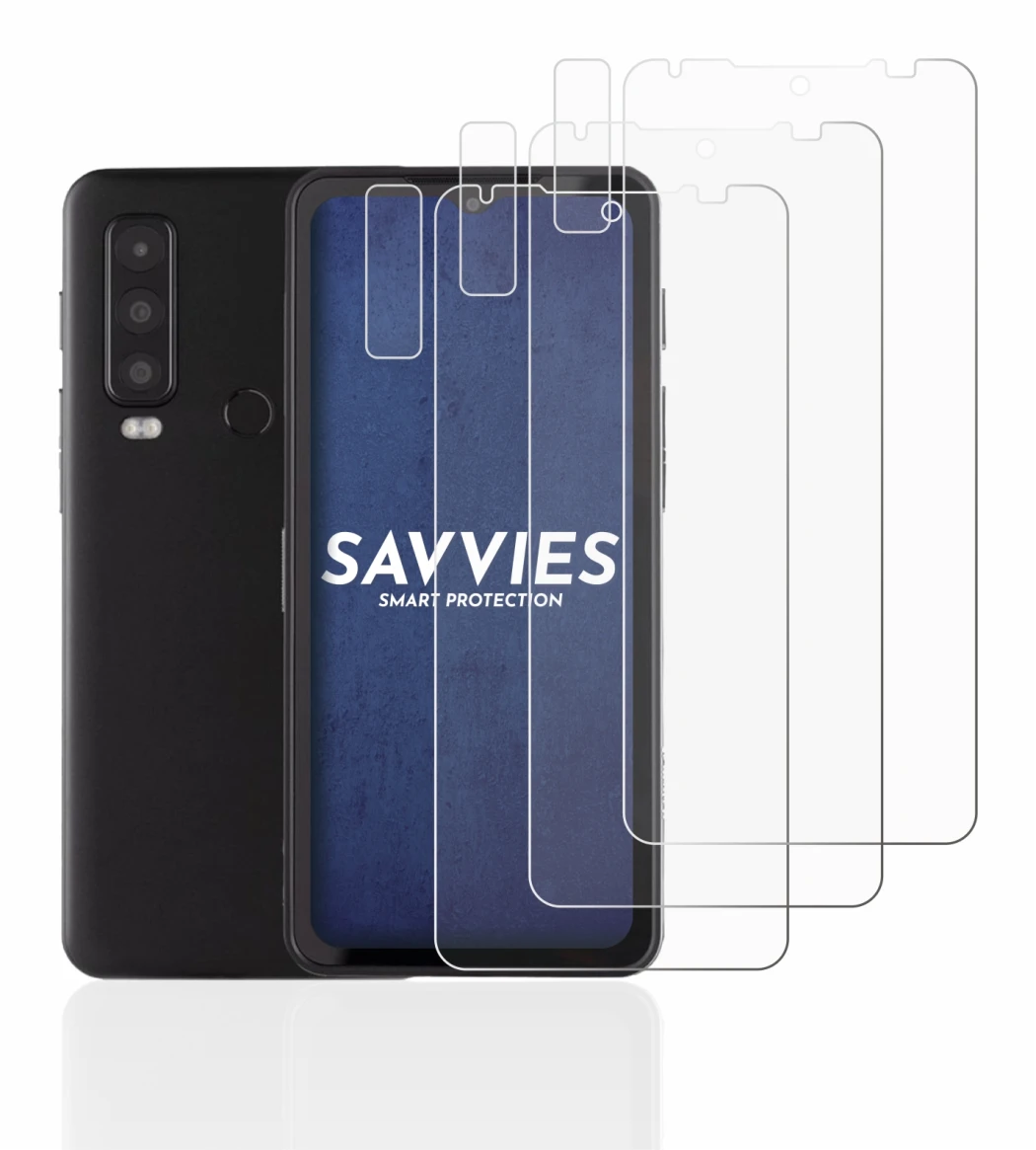 Immagine del dispositivo Caterpillar Cat S75 (Fronte+Fotocamera) con un'ampia varietà di protezioni per lo schermo.