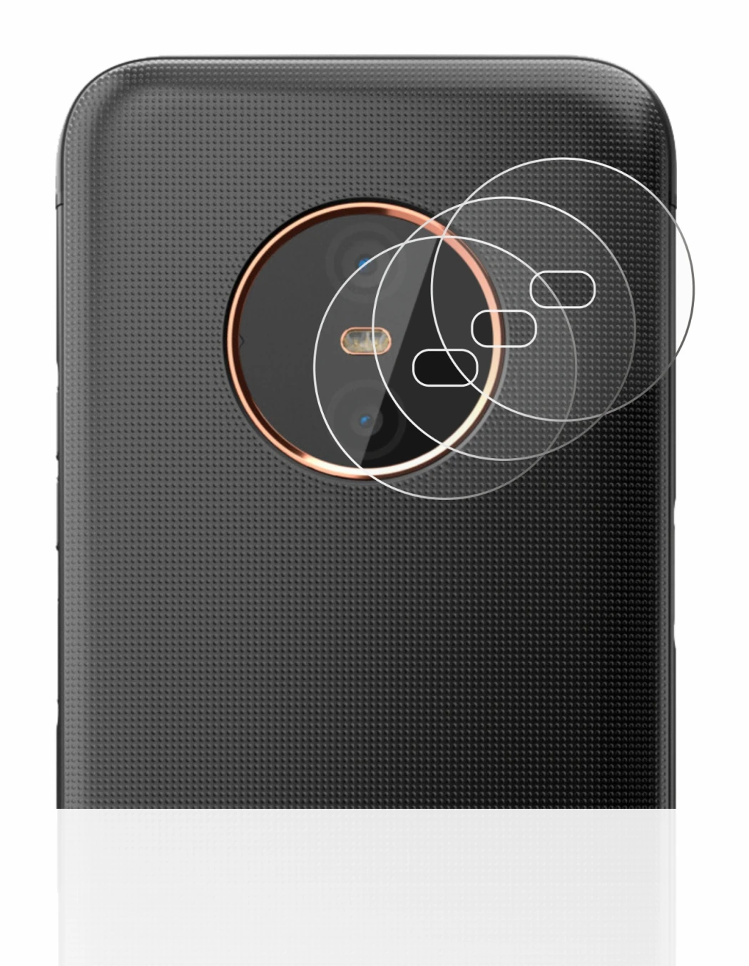 Immagine del dispositivo Gigaset GX6 (SOLO Fotocamera) con un'ampia varietà di protezioni per lo schermo.