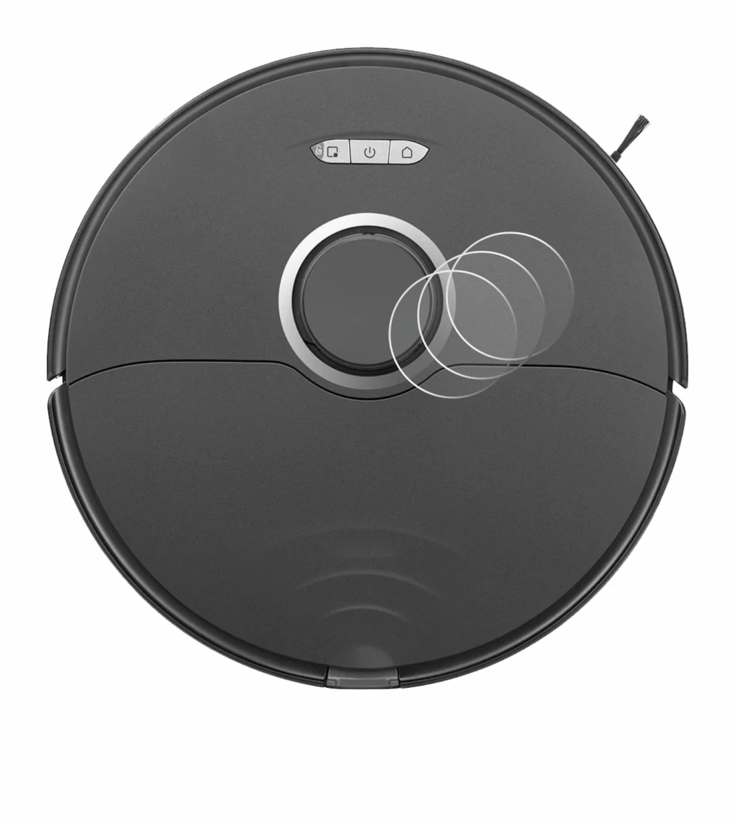 Immagine del dispositivo Roborock S8 Lidar Sensor (solo modello bianco) con un'ampia varietà di protezioni per lo schermo.