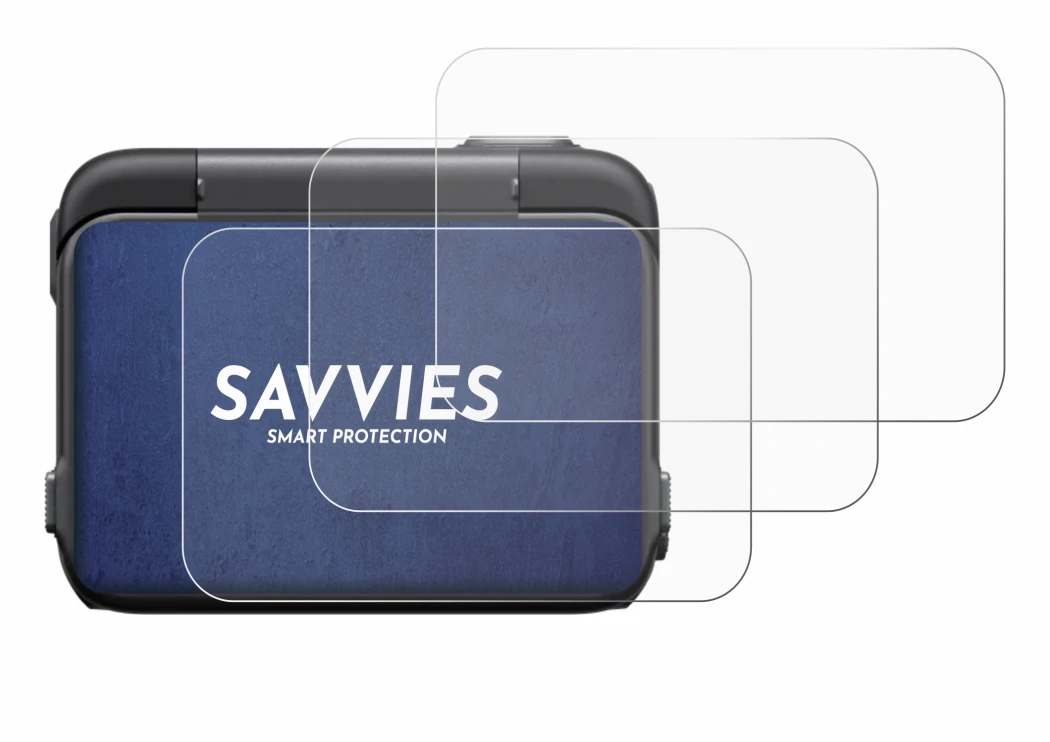 Immagine del dispositivo Insta360 Ace Pro con un'ampia varietà di protezioni per lo schermo.