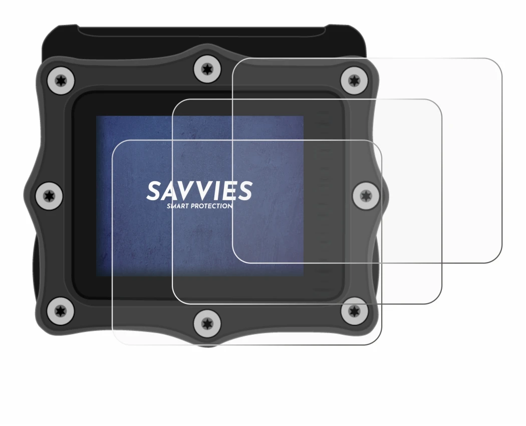 Immagine del dispositivo Shearwater Perdix dive computer con un'ampia varietà di protezioni per lo schermo.