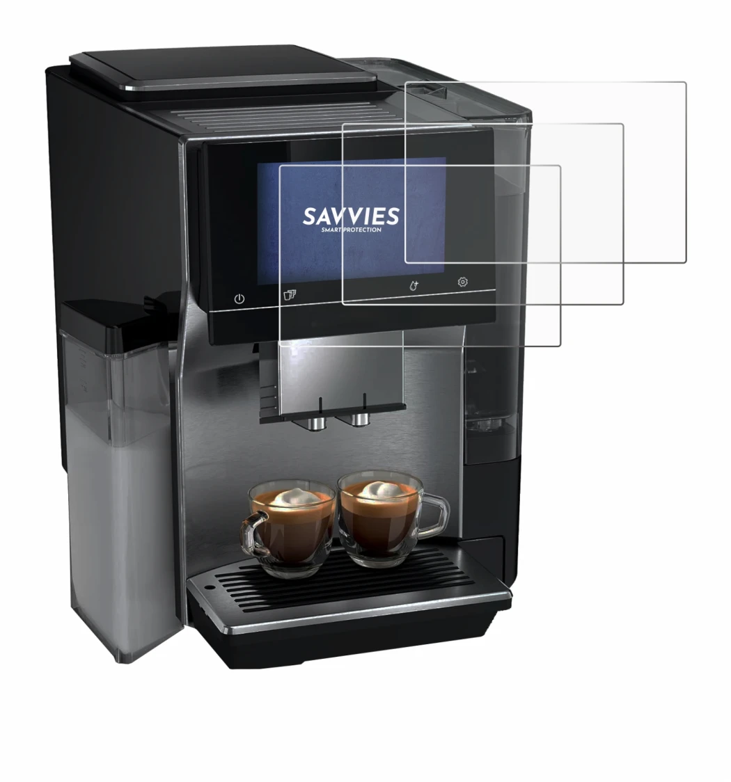 Immagine del dispositivo Siemens EQ700 con un'ampia varietà di protezioni per lo schermo.