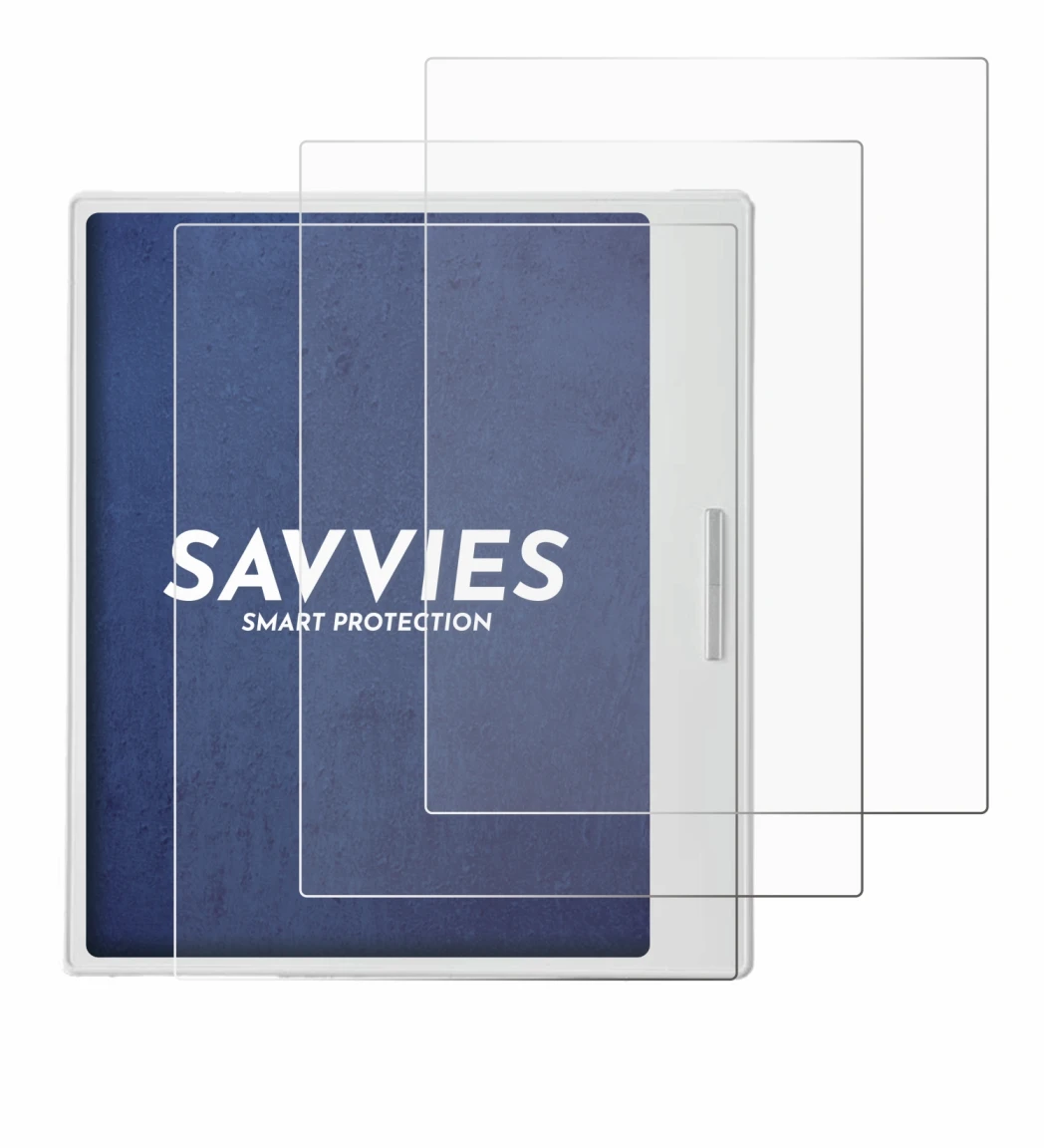 Immagine del dispositivo Boox Go Color 7 White Edition con un'ampia varietà di protezioni per lo schermo.