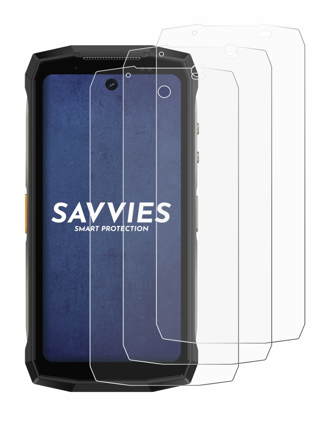 Immagine del dispositivo Ulefone Armor Mini 20 Pro con un'ampia varietà di protezioni per lo schermo.