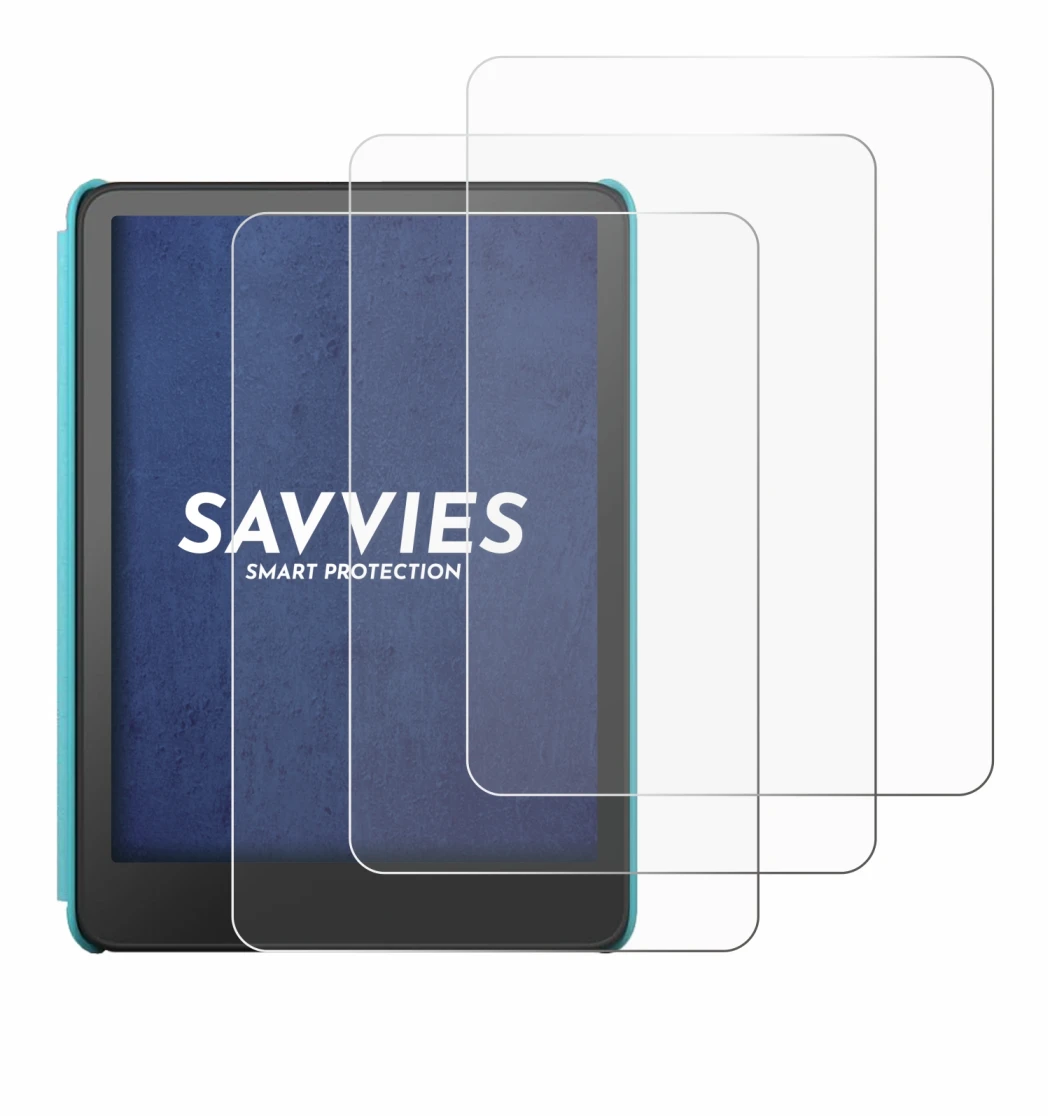 Immagine del dispositivo Amazon Kindle Colorsoft Kids con un'ampia varietà di protezioni per lo schermo.