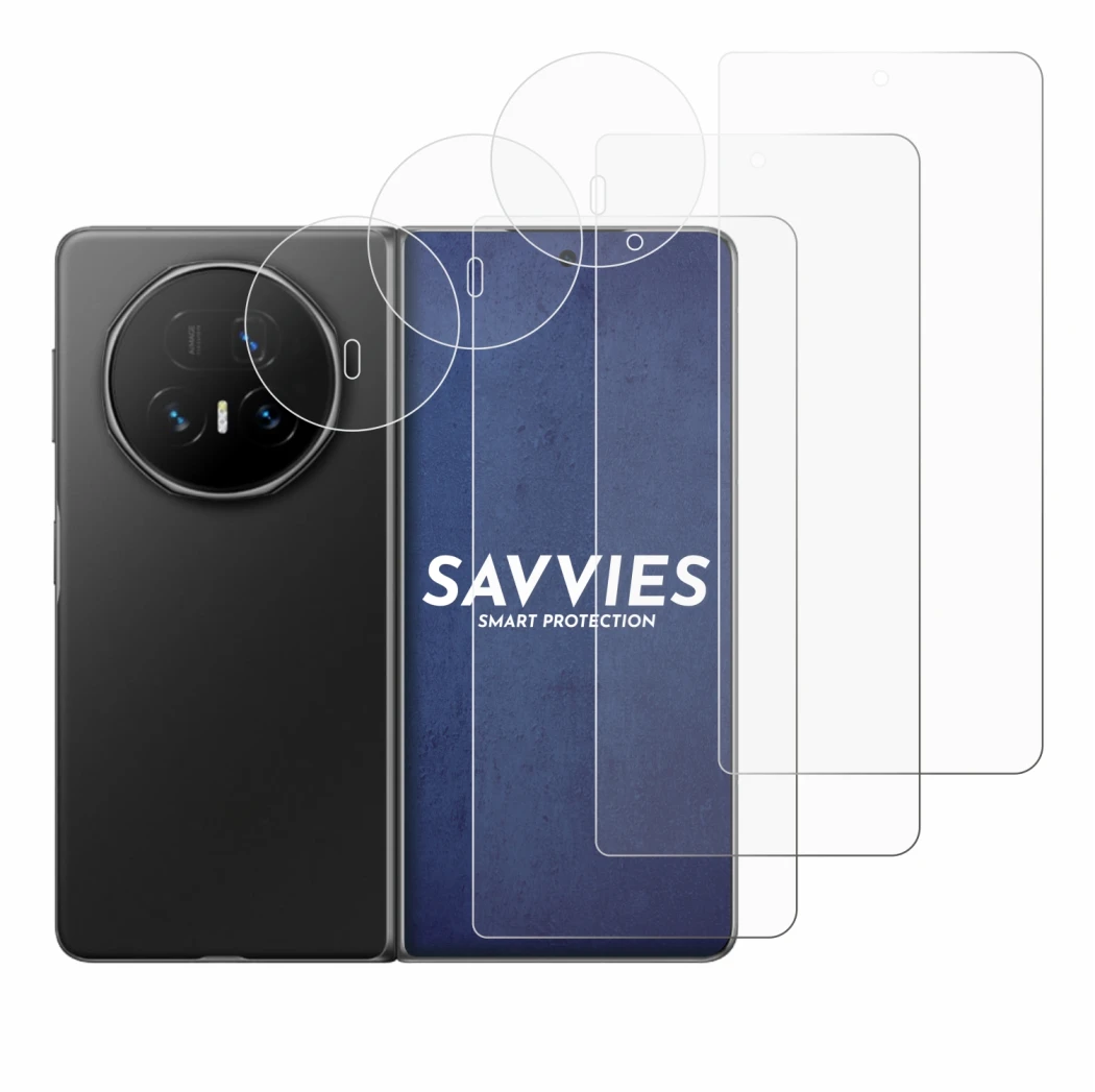 Immagine del dispositivo Honor Magic V5 (Fronte+Fotocamera) con un'ampia varietà di protezioni per lo schermo.