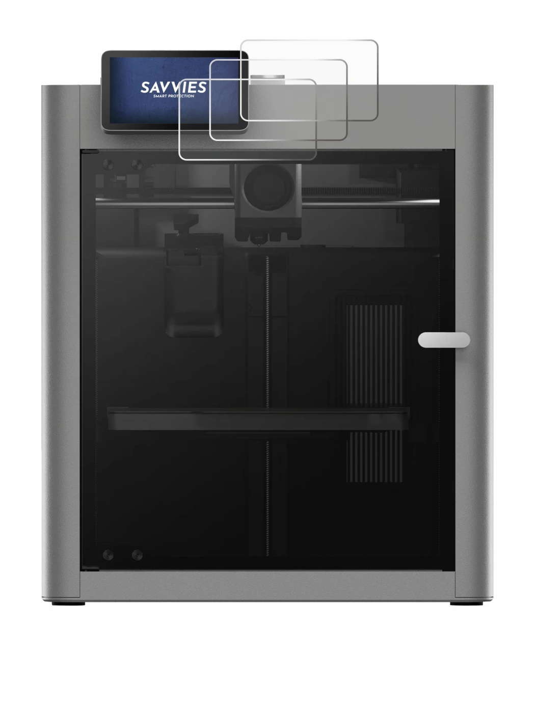 Immagine del dispositivo Bambu Lab P2S 3D Printer con un'ampia varietà di protezioni per lo schermo.
