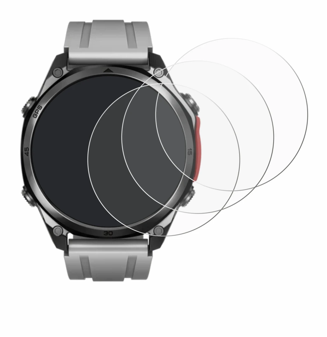Immagine del dispositivo Doogee Anywise W1 Pro con un'ampia varietà di protezioni per lo schermo.