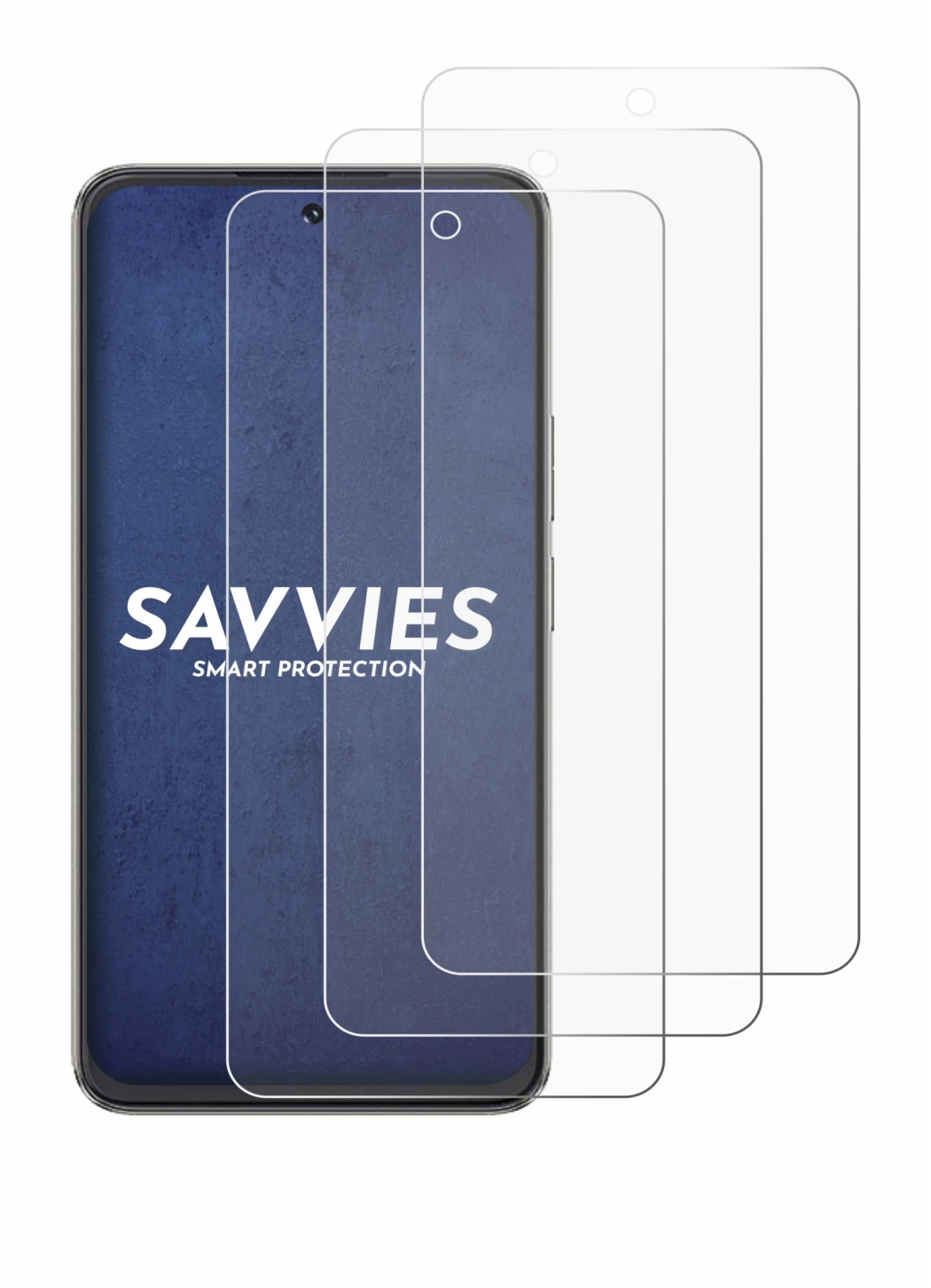 Immagine del dispositivo Cubot Note 60 con un'ampia varietà di protezioni per lo schermo.
