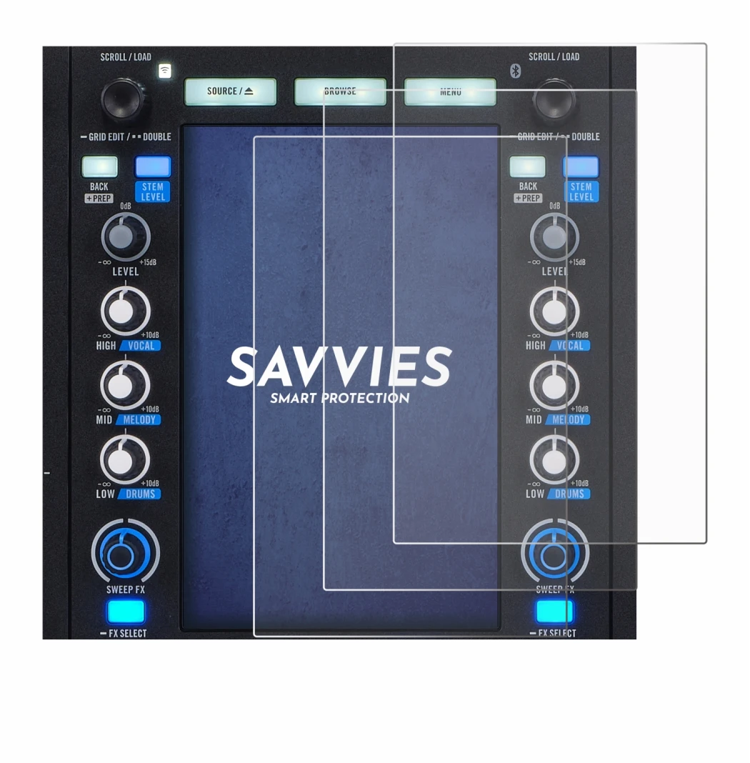 Immagine del dispositivo Rane System One con un'ampia varietà di protezioni per lo schermo.