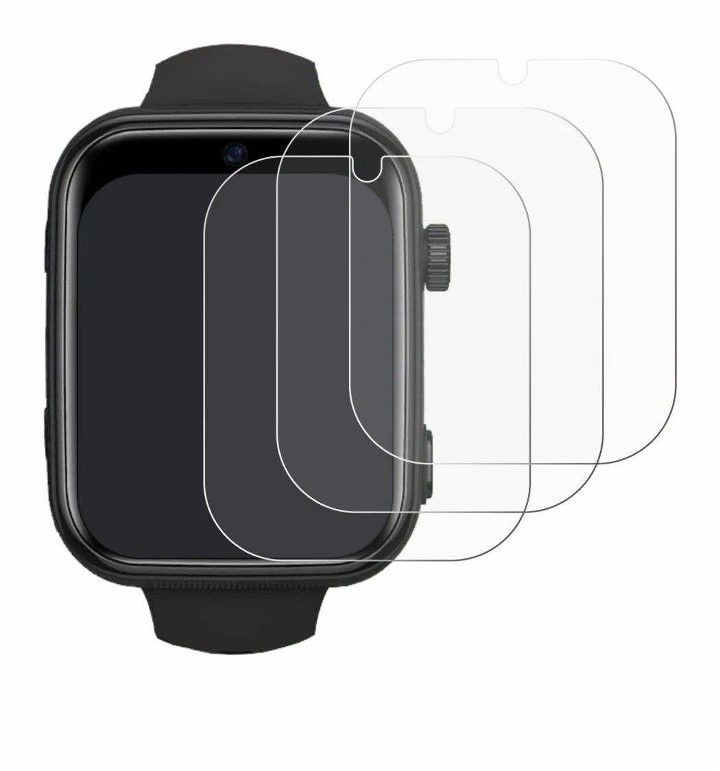 Immagine del dispositivo Aimiuvei Kids Smartwatch con un'ampia varietà di protezioni per lo schermo.