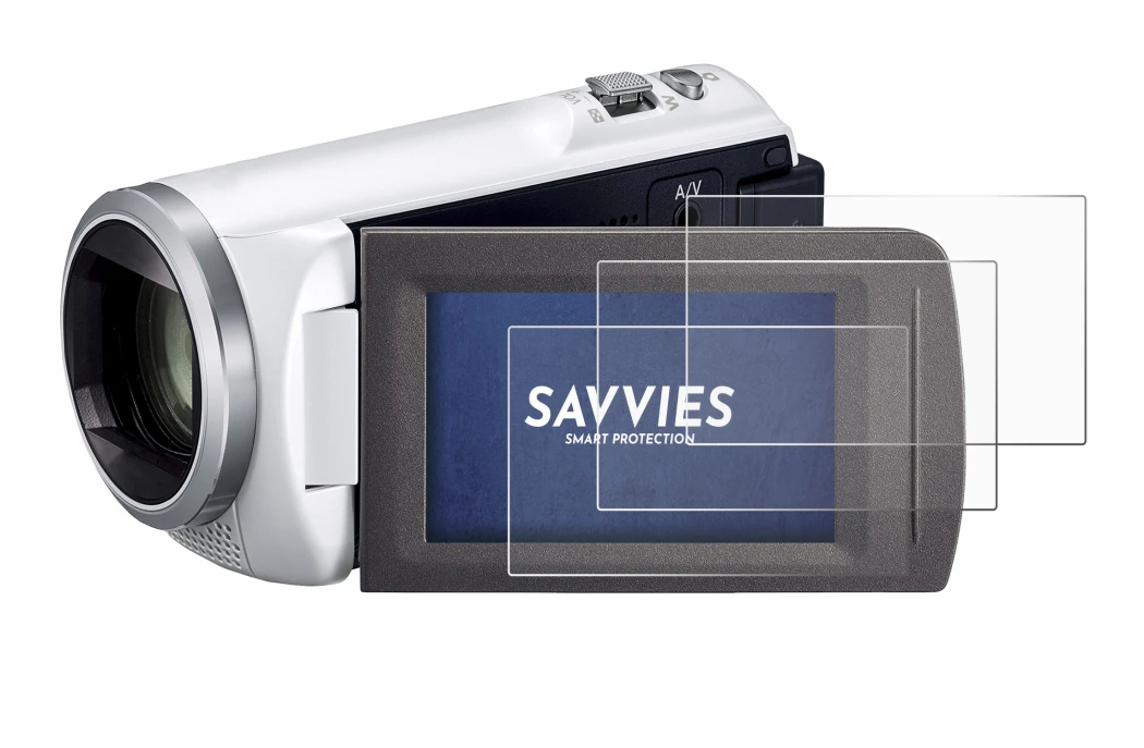 Immagine del dispositivo Panasonic HC-V480MS con un'ampia varietà di protezioni per lo schermo.