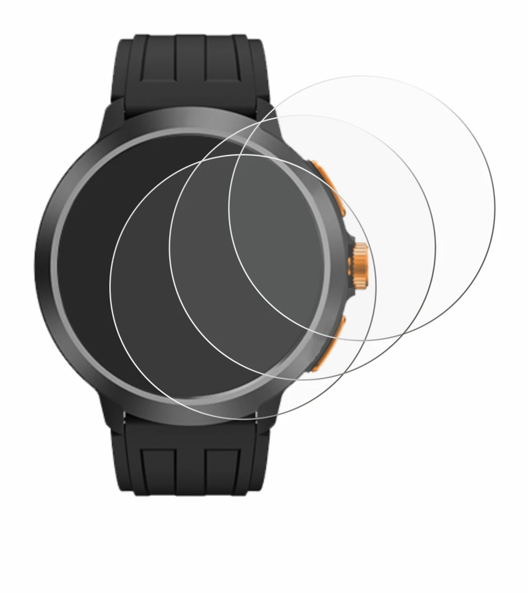 Immagine del dispositivo Cubot BeatBox con un'ampia varietà di protezioni per lo schermo.