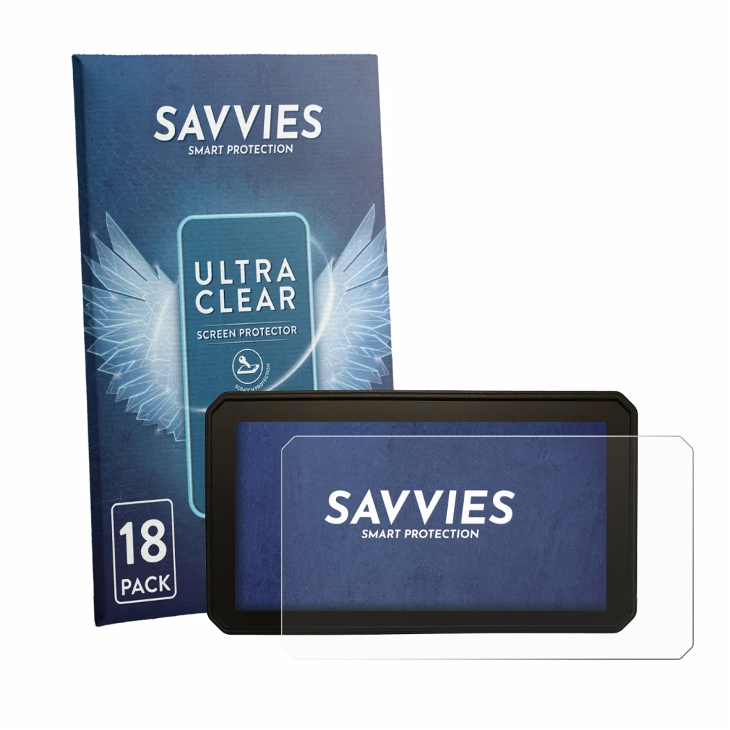 Parte frontale di una confezione del prodotto con il logo del marchio Savvies. Accanto è raffigurato il dispositivo Interphone