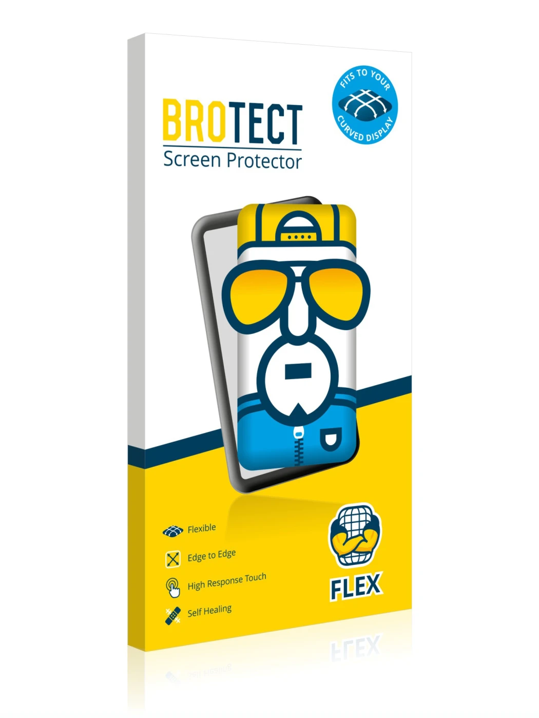 Parte frontale di una confezione del prodotto con il logo del marchio BROTECT