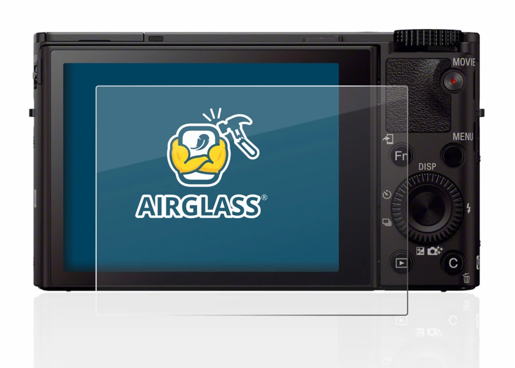 Immagine del dispositivo Sony Cyber-Shot DSC-RX100 III con un'ampia varietà di protezioni per lo schermo.