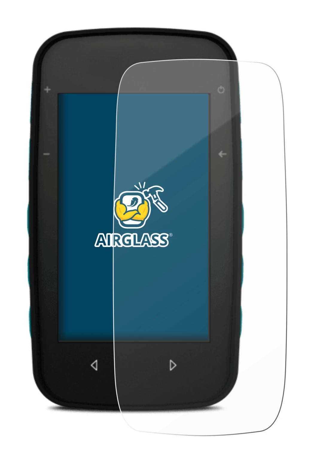 Immagine del dispositivo CompeGPS TwoNav Cross con un'ampia varietà di protezioni per lo schermo.