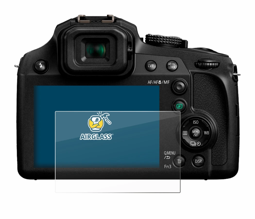 Immagine del dispositivo Panasonic Lumix DC-FZ82 con un'ampia varietà di protezioni per lo schermo.
