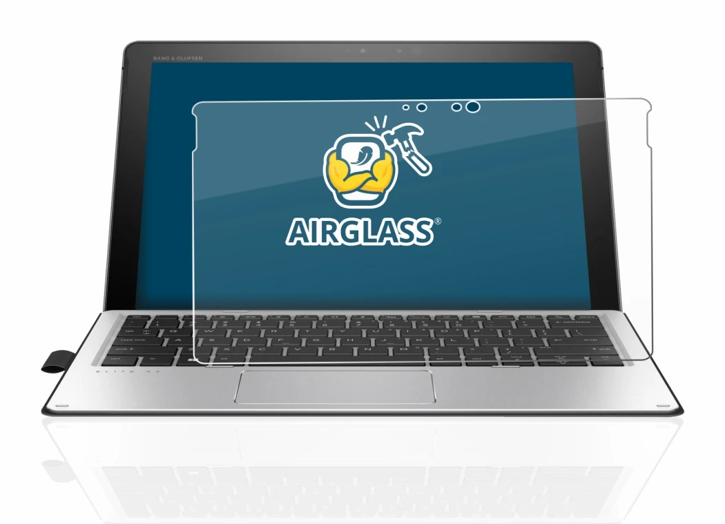 Immagine del dispositivo HP Elite x2 1012 G2 con un'ampia varietà di protezioni per lo schermo.