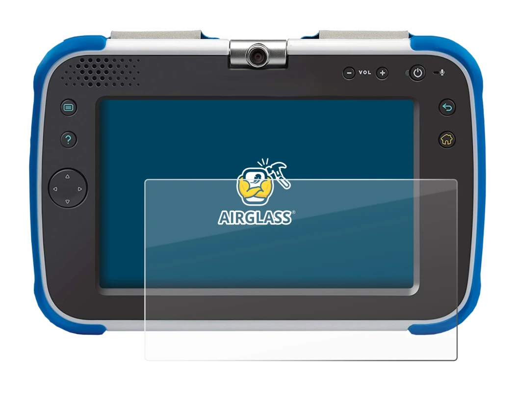 Immagine del dispositivo Vtech Storio Max XL 2.0 con un'ampia varietà di protezioni per lo schermo.