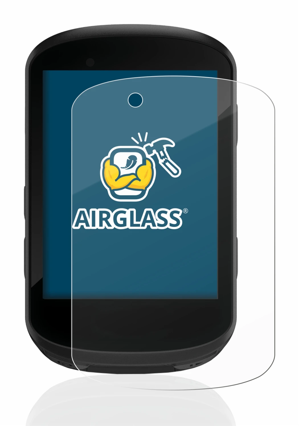 Immagine del dispositivo Garmin Edge 530 con un'ampia varietà di protezioni per lo schermo.